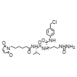 N-[(S)-1-[[(S)-1-[[4-(Chloromethyl)phenyl]amino]-1-oxo-5-ureido-2-pentyl]amino]-3-methyl-1-oxo-2-butyl]-6-(2,5-dioxo-2,5-dihydro-1-pyrrolyl)hexanamide