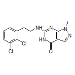 6-[(2,3-Dichlorophenethyl)amino]-1-methyl-1H-pyrazolo[3,4-d]pyrimidin-4(5H)-one