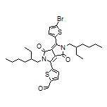 5-[4-(5-Bromo-2-thienyl)-2,5-bis(2-ethylhexyl)-3,6-dioxo-2,3,5,6-tetrahydropyrrolo[3,4-c]pyrrol-1-yl]thiophene-2-carbaldehyde