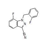 7-Fluoro-1-(2-fluorobenzyl)-1H-indazole-3-carbonitrile