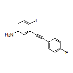 3-[(4-Fluorophenyl)ethynyl]-4-iodoaniline