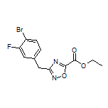 Ethyl 3-(4-Bromo-3-fluorobenzyl)-1,2,4-oxadiazole-5-carboxylate