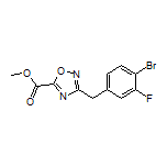 Methyl 3-(4-Bromo-3-fluorobenzyl)-1,2,4-oxadiazole-5-carboxylate