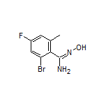 2-Bromo-4-fluoro-N’-hydroxy-6-methylbenzimidamide