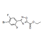 Ethyl 3-(4-Bromo-2,5-difluorophenyl)-1,2,4-oxadiazole-5-carboxylate