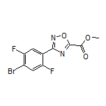 Methyl 3-(4-Bromo-2,5-difluorophenyl)-1,2,4-oxadiazole-5-carboxylate