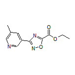 Ethyl 3-(5-Methyl-3-pyridyl)-1,2,4-oxadiazole-5-carboxylate