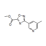 Methyl 3-(5-Methyl-3-pyridyl)-1,2,4-oxadiazole-5-carboxylate