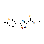 Ethyl 3-(6-Methyl-3-pyridyl)-1,2,4-oxadiazole-5-carboxylate