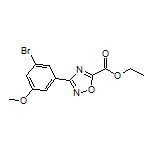 Ethyl 3-(3-Bromo-5-methoxyphenyl)-1,2,4-oxadiazole-5-carboxylate