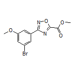 Methyl 3-(3-Bromo-5-methoxyphenyl)-1,2,4-oxadiazole-5-carboxylate