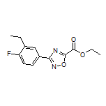 Ethyl 3-(3-Ethyl-4-fluorophenyl)-1,2,4-oxadiazole-5-carboxylate