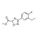 Methyl 3-(3-Ethyl-4-fluorophenyl)-1,2,4-oxadiazole-5-carboxylate