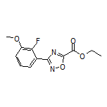 Ethyl 3-(2-Fluoro-3-methoxyphenyl)-1,2,4-oxadiazole-5-carboxylate