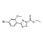 Ethyl 3-(4-Bromo-2-methoxyphenyl)-1,2,4-oxadiazole-5-carboxylate