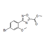 Methyl 3-(4-Bromo-2-methoxyphenyl)-1,2,4-oxadiazole-5-carboxylate