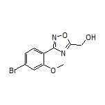 [3-(4-Bromo-2-methoxyphenyl)-1,2,4-oxadiazol-5-yl]methanol