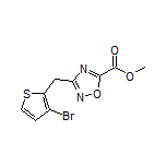 Methyl 3-[(3-Bromo-2-thienyl)methyl]-1,2,4-oxadiazole-5-carboxylate