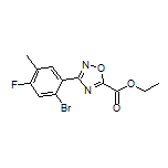 Ethyl 3-(2-Bromo-4-fluoro-5-methylphenyl)-1,2,4-oxadiazole-5-carboxylate