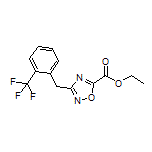 Ethyl 3-[2-(Trifluoromethyl)benzyl]-1,2,4-oxadiazole-5-carboxylate