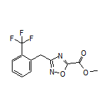 Methyl 3-[2-(Trifluoromethyl)benzyl]-1,2,4-oxadiazole-5-carboxylate