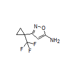 3-[1-(Trifluoromethyl)cyclopropyl]isoxazol-5-amine