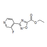 Ethyl 3-(3-Fluoro-4-pyridyl)-1,2,4-oxadiazole-5-carboxylate