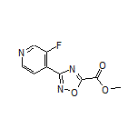 Methyl 3-(3-Fluoro-4-pyridyl)-1,2,4-oxadiazole-5-carboxylate