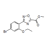 Methyl 3-(4-Bromo-2-ethoxyphenyl)-1,2,4-oxadiazole-5-carboxylate