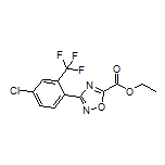 Ethyl 3-[4-Chloro-2-(trifluoromethyl)phenyl]-1,2,4-oxadiazole-5-carboxylate