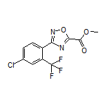 Methyl 3-[4-Chloro-2-(trifluoromethyl)phenyl]-1,2,4-oxadiazole-5-carboxylate