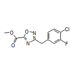 Methyl 3-(4-Chloro-3-fluorobenzyl)-1,2,4-oxadiazole-5-carboxylate