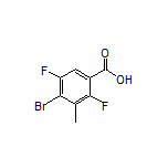 4-Bromo-2,5-difluoro-3-methylbenzoic Acid