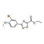 Ethyl 3-(3-Bromo-4-methoxyphenyl)-1,2,4-oxadiazole-5-carboxylate