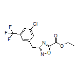 Ethyl 3-[3-Chloro-5-(trifluoromethyl)benzyl]-1,2,4-oxadiazole-5-carboxylate