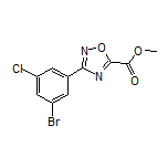 Methyl 3-(3-Bromo-5-chlorophenyl)-1,2,4-oxadiazole-5-carboxylate