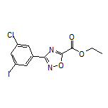 Ethyl 3-(3-Chloro-5-iodophenyl)-1,2,4-oxadiazole-5-carboxylate