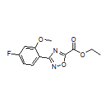 Ethyl 3-(4-Fluoro-2-methoxyphenyl)-1,2,4-oxadiazole-5-carboxylate