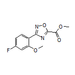 Methyl 3-(4-Fluoro-2-methoxyphenyl)-1,2,4-oxadiazole-5-carboxylate