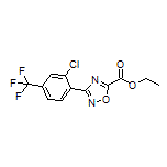 Ethyl 3-[2-Chloro-4-(trifluoromethyl)phenyl]-1,2,4-oxadiazole-5-carboxylate