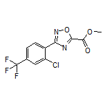 Methyl 3-[2-Chloro-4-(trifluoromethyl)phenyl]-1,2,4-oxadiazole-5-carboxylate