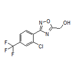 [3-[2-Chloro-4-(trifluoromethyl)phenyl]-1,2,4-oxadiazol-5-yl]methanol