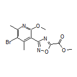 Methyl 3-(5-Bromo-2-methoxy-4,6-dimethylpyridin-3-yl)-1,2,4-oxadiazole-5-carboxylate