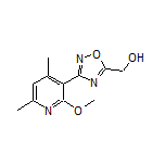 [3-(2-Methoxy-4,6-dimethyl-3-pyridyl)-1,2,4-oxadiazol-5-yl]methanol