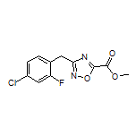 Methyl 3-(4-Chloro-2-fluorobenzyl)-1,2,4-oxadiazole-5-carboxylate