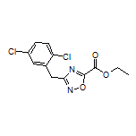 Ethyl 3-(2,5-Dichlorobenzyl)-1,2,4-oxadiazole-5-carboxylate