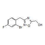 [3-(2-Bromo-4-fluorobenzyl)-1,2,4-oxadiazol-5-yl]methanol