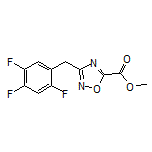 Methyl 3-(2,4,5-Trifluorobenzyl)-1,2,4-oxadiazole-5-carboxylate