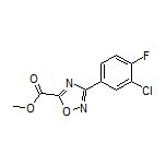 Methyl 3-(3-Chloro-4-fluorophenyl)-1,2,4-oxadiazole-5-carboxylate