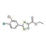 Ethyl 3-(4-Bromo-3-chlorophenyl)-1,2,4-oxadiazole-5-carboxylate